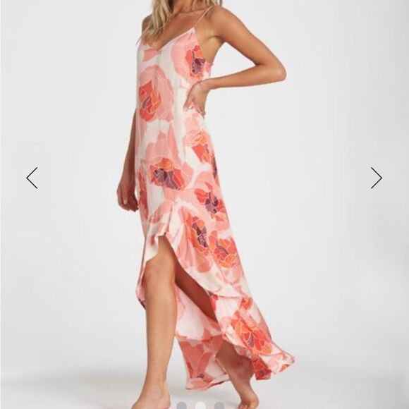 Billabong Floral Kick It Up Maxi Dress Size XS - Picture 2 of 10
